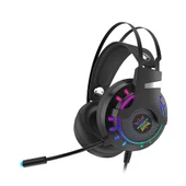 INCA IGK-X10 RGB Siyah Mikrofonlu Kulak Üstü Kulaklık thumbnail 2