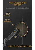 DailyTech North Bayou NB G45 Gaz Yay Kolu 27-40 İnç Ekran Masaüstü Monitör Tutucu 360 Döndürmek 2-12kg Düz Ekran Oval Ek - 2