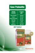 Humanis Saw Palmetto Isırgan ve Bitki Ekstreleri İçeren 60 Tablet thumbnail 6