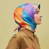 Armine E25YA9331D01 82 Dj Saf İpek Eşarp 9331D (T) thumbnail 1