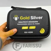 Gold Silver GS-14200 Profesyonel Şarjlı El Feneri 50W 5000 Lümen - Powerbank Özellikli - 8