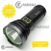 Gold Silver GS-14200 Profesyonel Şarjlı El Feneri 50W 5000 Lümen - Powerbank Özellikli - 2