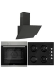 FERRE XE SERİSİ SİYAH ANKASTRE SET (XE61MDV-2140-SFMM600) - 1