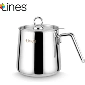 Lines LKX-1000 4 Parça Çelik Kızartma Tenceresi 13,7x13cm 2lt thumbnail 2