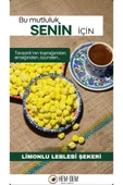 Hemdem Limonlu Leblebi Şekeri 400 g , Çıtır, Ferahlatıcı ve Katkısız Atıştırmalık - 1