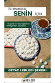 Hemdem Duble Beyaz Leblebi Şekeri 400 g , Geleneksel Tatlı Atıştırmalık, Doğal ve Katkısız Lezzet - 1