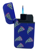 Zengaz Cool Tasarım Jet Alev Çakmak - Blue Pizza thumbnail 3