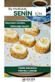 Hemdem Fıstık Kaplı Tahin Dolgulu Lokum 500 gr - Türk Kahvesi Yanı Eşsiz Lezzet - 2