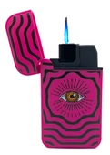 Zengaz Cool Tasarım Jet Alev Çakmak - Magenta Vibrant Eye thumbnail 3