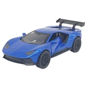 Çek Bırak Metal Arabalar 12 cm - 36121C - Lacivert thumbnail 1