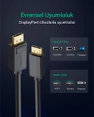 UGREEN 4K 60Hz Displayport to Displayport Kablo, Siyah, 3 Metre, 10212 thumbnail 4