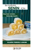 Hemdem Klasik Fındıklı Lokum 500 gr - Yıllardır Değişmeyen Geleneksel Lezzet - 1