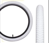 RAPTOR Beyaz Dış Lastik 20X1.95 (Desen-P1023) 20 Jant Beyaz Çocuk Bisikleti Dış Lastiği Düz Lastik thumbnail 1