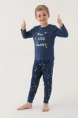 Roly Poly 3177 Best Kids The Galaxy Erkek Çocuk Uzun Kol Pijama Takım thumbnail 2