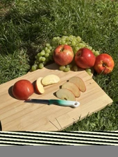 Solingen Ebruli Yeşil Tırtıklı Meyve Bıçağı – 18,5 cm, Paslanmaz Alman Çeliği, Ergonomik Sap (Tekli) thumbnail 3