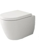 Bocchi Venezia Asma Klozet Rimless Kanalsız, Mat Beyaz Kapak Hariç 1295-002-0128 - 1