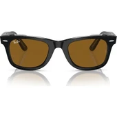 Ray-Ban Wayfarer 2140 129433 Black/Transparent-Brown Güneş Gözlüğü thumbnail 1