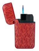 Zengaz Cool Tasarım Jet Alev Çakmak - Red Flames thumbnail 3