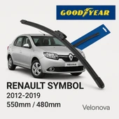 Velonova GOOD YEAR 2’li Set Araca Özel Silecek Takımı Renault Symbol 2012-2019 Ön Cam Sileceği 550mm-480mm thumbnail 1
