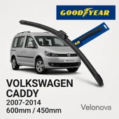 Velonova GOOD YEAR 2’li Set Muz Tipi Silecek Takımı Volkswagen Caddy 2007-2014 Ön Cam Sileceği 600mm-450mm thumbnail 1