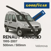 Velonova GOOD YEAR 2’li Set Araca Özel Silecek Takımı Renault Kangoo 1995-2007 Ön Cam Sileceği 500mm-500mm thumbnail 1