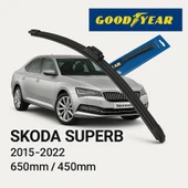 Velonova GOOD YEAR 2’li Set Muz Tipi Silecek Takımı Skoda Superb 2015-2022 Ön Cam Sileceği 650mm-450mm thumbnail 1