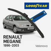 Velonova GOOD YEAR 2’li Set Muz Tipi Silecek Takımı Renault Megane 1996-2003 Ön Cam Sileceği 550mm-500mm thumbnail 1