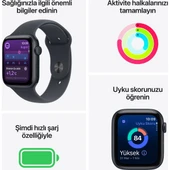 Apple Watch Se 3 Gps, 40 mm Gece yarısı Alüminyum kasa ve Gece yarısı Spor kordon - s/m - 3