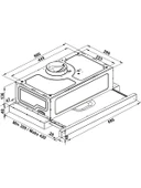 Hafele Astrol X 60 cm Inox Aspiratör thumbnail 2