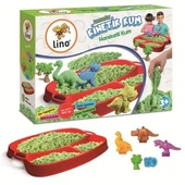 Lino Kinetik Kum Seti DİNAZORLAR (350 gr Kum + Tepsi + 6 Kalıp) thumbnail 2