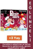 Eğlenceli Çocuk Eşleştirme Hafıza Gözlem Becerisi Geliştiren Okul Ev Aile Şef Mutfak Oyun BEST CHEFS - 1