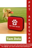 Premium Dayanıklı Portatif Kedi Köpek Taşınabilir Evcil Hayvan Tam Dolu Acil Yardım İhtiyaç Çantası thumbnail 1
