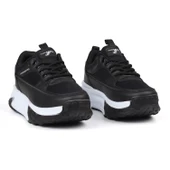 Kadın Kalın Tabanlı Siyah Sneaker Spor Ayakkabı – Rahat, Şık ve Günlük Kullanıma Uygun thumbnail 1