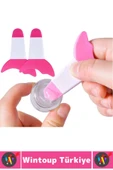 Kompakt Makyaj Hatası Önleyen Maskara Eyeliner Kolaylaştıran Yumuşak Silikon Göz Makyajı Yardımcısı - 2