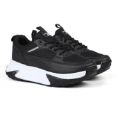 Kadın Kalın Tabanlı Siyah Sneaker Spor Ayakkabı – Rahat, Şık ve Günlük Kullanıma Uygun thumbnail 6