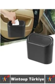 Dayanıklı Oto Temizlik Kapı Yanı Arka Koltuk Klipsli Kolay Montaj Araç İçi Kapaklı Çöp Kutusu 2 Adet thumbnail 5