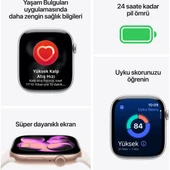 Apple Watch Series 11 Gps, 42 mm Simsiyah Alüminyum kasa ve Siyah Spor kordon - S/m thumbnail 3