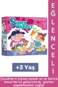 Eğlenceli Çocuk Hafıza Gözlem Kişisel Sosyal Beceri Geliştiren Okul Ev Aile Mutfak Oyun SÜPERMARKET - 1