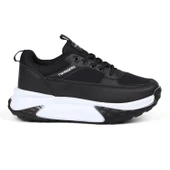 Kadın Kalın Tabanlı Siyah Sneaker Spor Ayakkabı – Rahat, Şık ve Günlük Kullanıma Uygun thumbnail 8