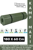 Dayanıklı Kamp Outdoor Yoga Pilates Su Geçirmez Hafif 12 Mm Kalın Köpük 180 X 60 Cm Askeri Haki Mat thumbnail 1