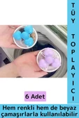 Çamaşır Makinesi Temizlenebilir Tekrar Kullanılabilir Yüzen Tüy Toz Kıl Saç Toplayıcı Filtre 6 Adet - 1