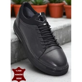 1228 Ortopedik Taban Günlük Hakiki Deri Erkek Ayakkabı Casual Erkek Deri Ayakkabı - 1