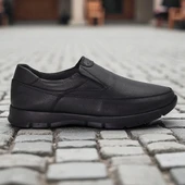 301 Ortopedik Topuk Masajlı Hakiki Deri Erkek Ayakkabı Kışlık Erkek Deri Ayakkabı - 8