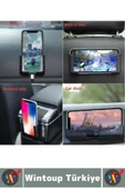 Kolay Montaj Oto Organizer Görüş Engellemez Ev Yatak Yanı Araç İçi Torpido Tablet Telefon Standı thumbnail 4