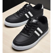 038 Rahat Taban Günlük Unisex Siyah Erkek Spor Ayakkabı - 3