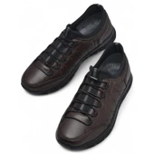 3216 Ortopedik Taban Günlük Hakiki Deri Erkek Ayakkabı Kauçuk Taban Casual Ayakkabı - 12