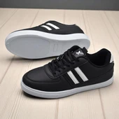 038 Rahat Taban Günlük Unisex Siyah Erkek Spor Ayakkabı - 4