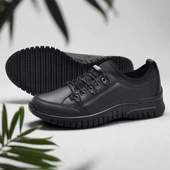 1988-1 Tam Ortopedik %100 Hakiki Deri Günlük Ayakkabı Kadın Ayakkabı Kaymaz Taban thumbnail 11