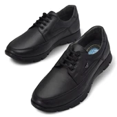 301 Ortopedik Topuk Masajlı Hakiki Deri Erkek Ayakkabı Kışlık Erkek Deri Ayakkabı - 5