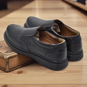 TAB430 Ortopedik Taban Hakiki Deri Erkek Ayakkabı Mevsimlik Baba Ayakkabısı thumbnail 5